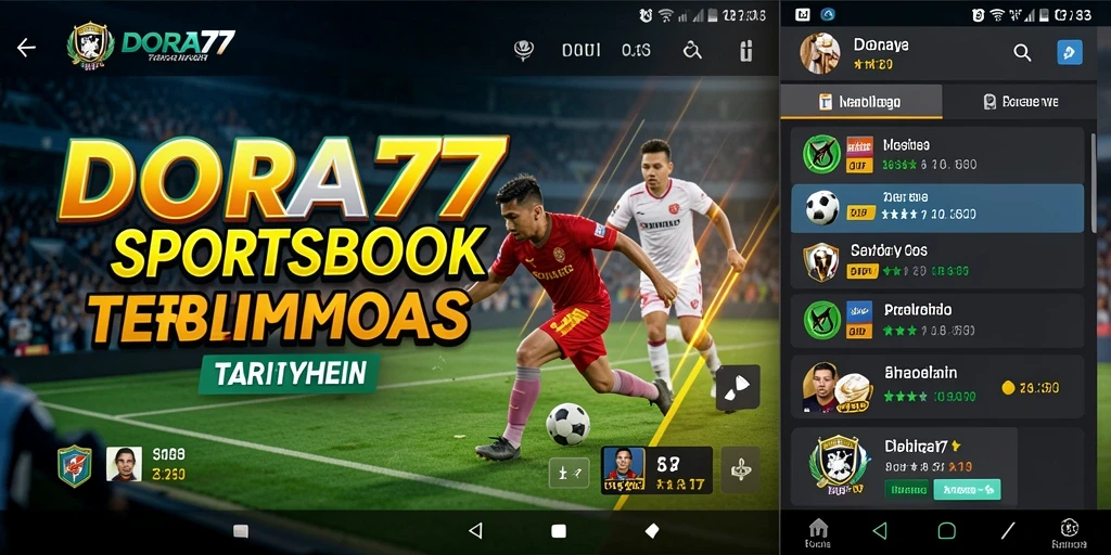 Screenshot DORA77 yang menunjukkan antarmuka taruhan Sportsbook yang menarik.
