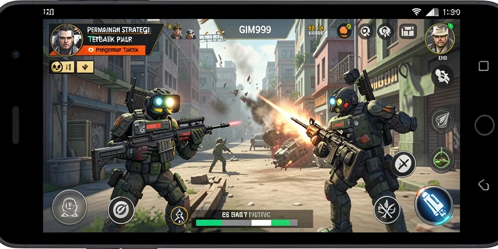 Tampilan gameplay GIM999 yang mendebarkan dan penuh strategi.