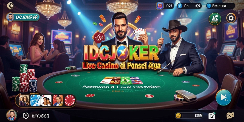 Screenshot gameplay Live Casino IDCJOKER yang menarik dan interaktif.
