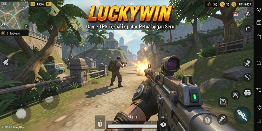 Tampilan gameplay seru dan menantang di LUCKYWIN.