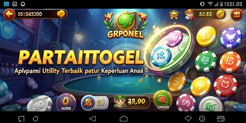 Tampilan antarmuka utama PARTAITOGEL dengan fitur Utility yang lengkap.