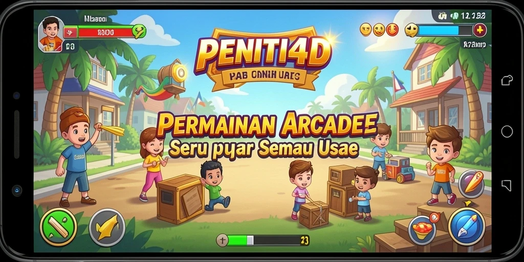 Gameplay seru dan kompetitif dalam PENITI4D yang menghibur.