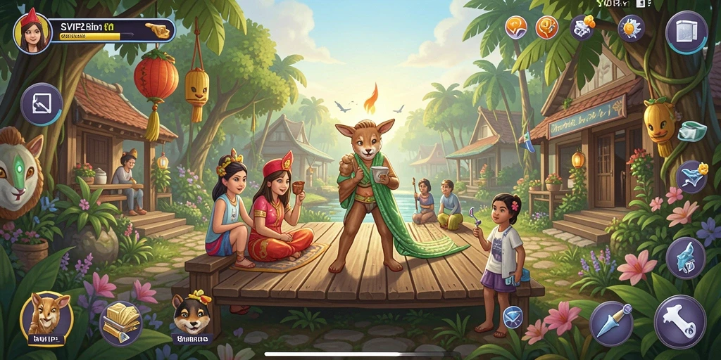 Tampilan gameplay SVIP2 yang menarik dan dinamis.