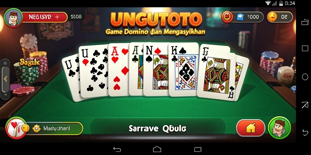 Gameplay seru dalam UNGUTOTO yang menggambarkan pemain bersaing.
